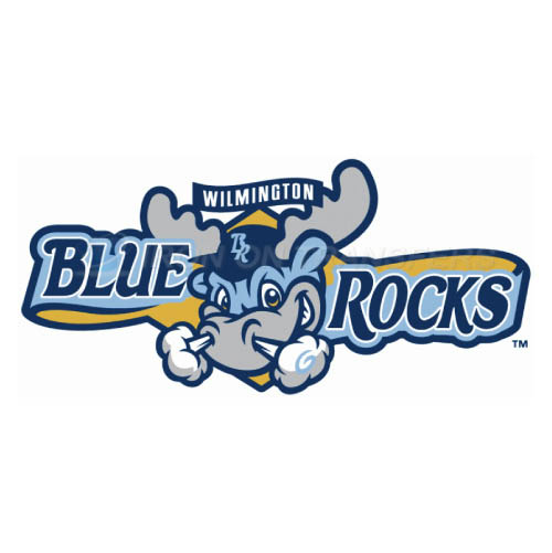 Wilmington Blue Rocks Iron-on Stickers (Heat Transfers)NO.7806